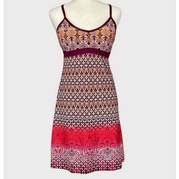 Athleta 221593-07 Women's Sz M Maroon Shorebreak Swim Dress - Picture 9 of 10